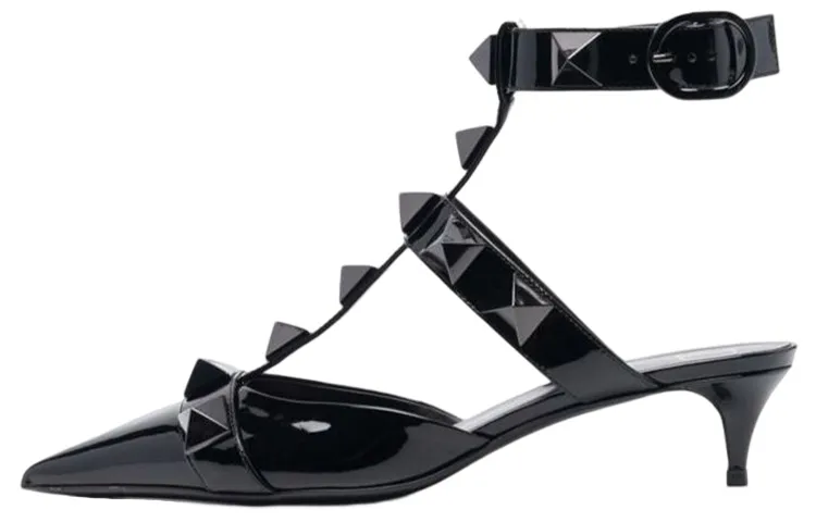 Valentino Garavani Rockstud Ankle Strapped Pumps