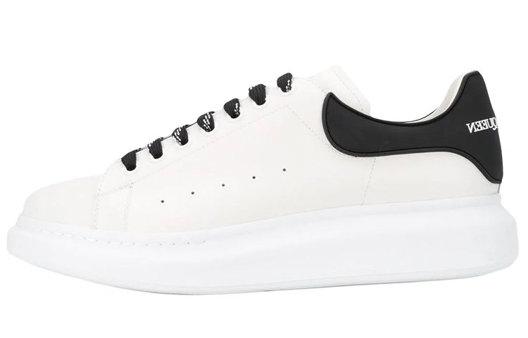 Мужские кеды Alexander McQueen Oversized Sneaker PU (черные)