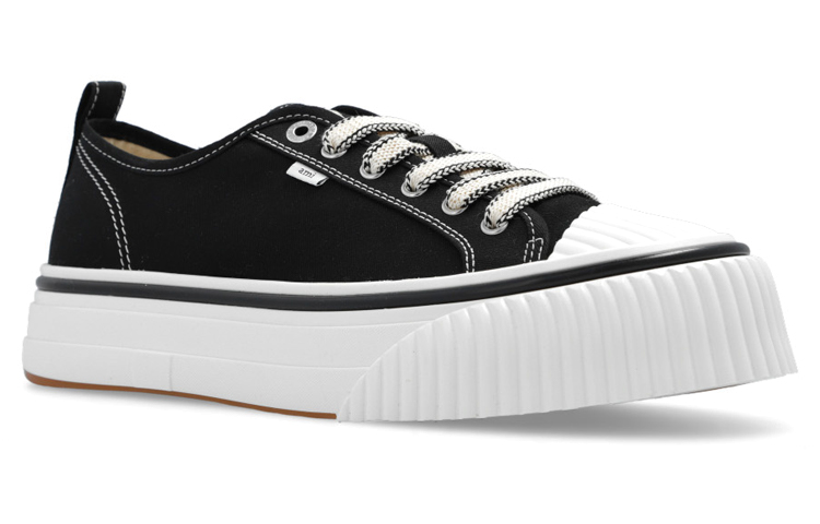 AMI Paris Sn1980 Canvas Sneakers