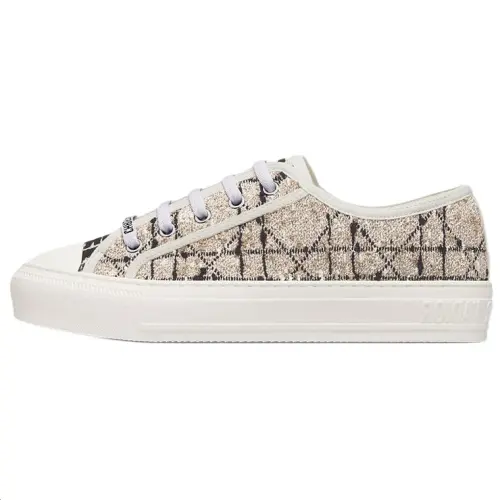 DIOR Walk'n'Dior Low top Skateboard Shoes Women's Beige