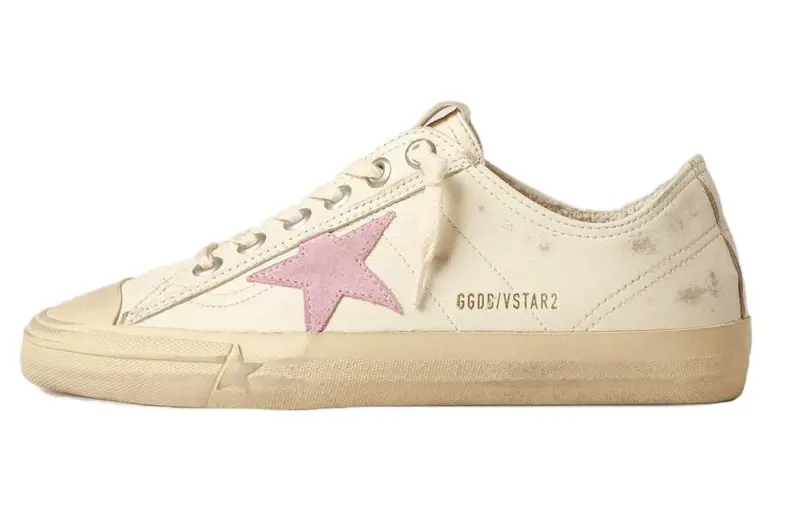 Golden Goose V-Star Leather Sneakers