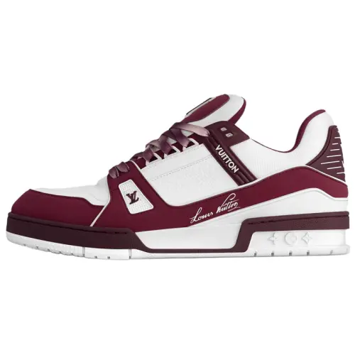 LOUIS VUITTON Trainer Low top Skateboard Shoes Men's Red