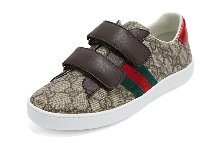Кеды Gucci (коричневые) — фото 3
