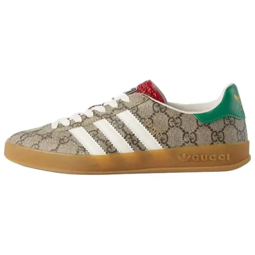 Adidas GUCCI X Women's Gazelle 'Beige GG Monogram'