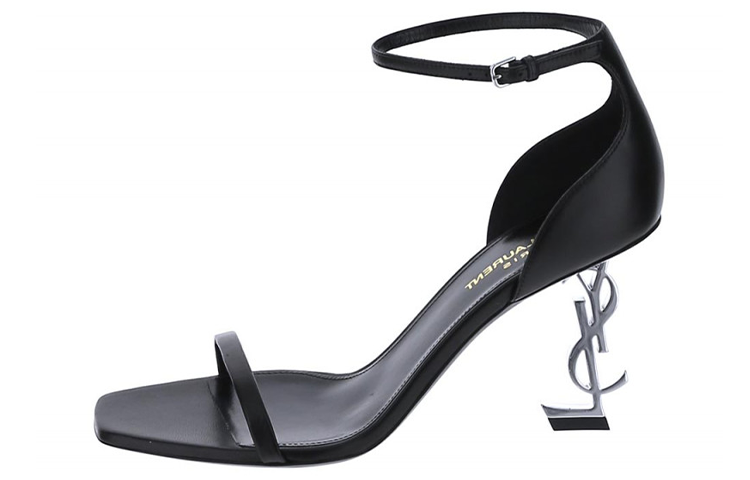 Женские босоножки SAINT LAURENT 557679AAABN1000 (черные)