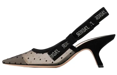 DIOR Irregular Heel High Heels Women's Nude