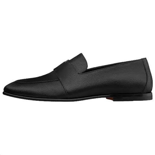 HERMES Ancora Men's Casual Shoes Men's Black