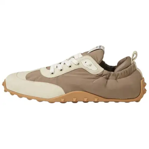 HERMES In Leather Low top Casual Shoes Men's Brown