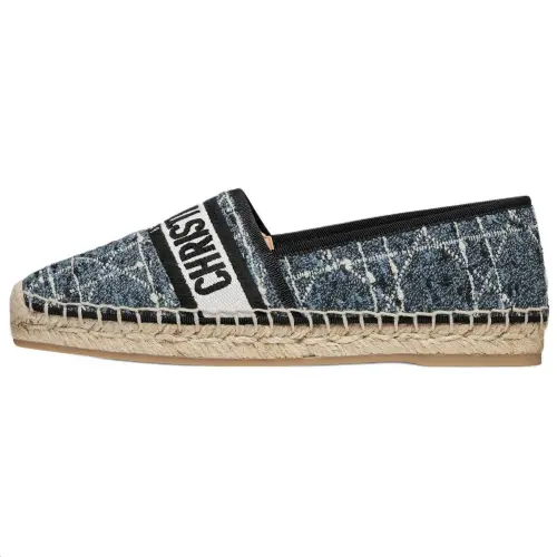 DIOR Granville Fabric Espadrilles Women's Blue