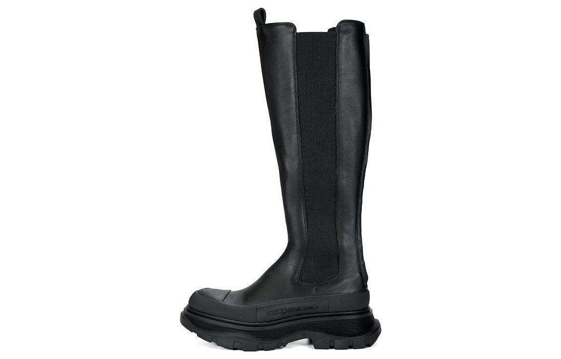 Женские ботинки Alexander McQueen Tread Slick (черные)