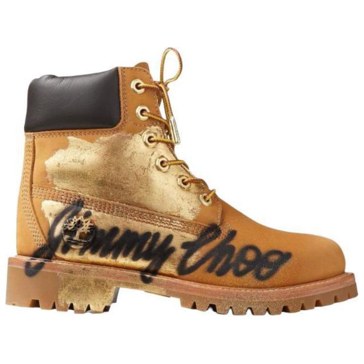 Timberland x Jimmy Choo Suede Lace Up Ankle Boots Women's Brown