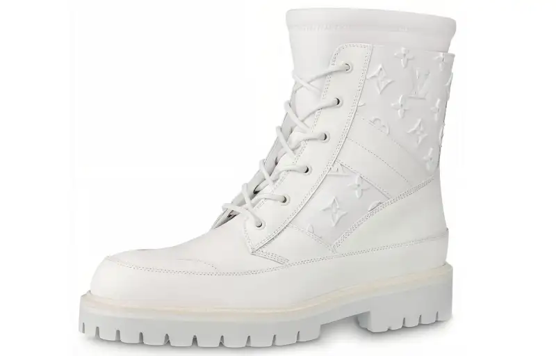LOUIS VUITTON Landscape Boots 'White Monogram'