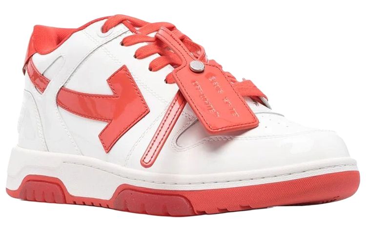 OFF WHITE Out Of Office Low Top Sneakers 'Red White'
