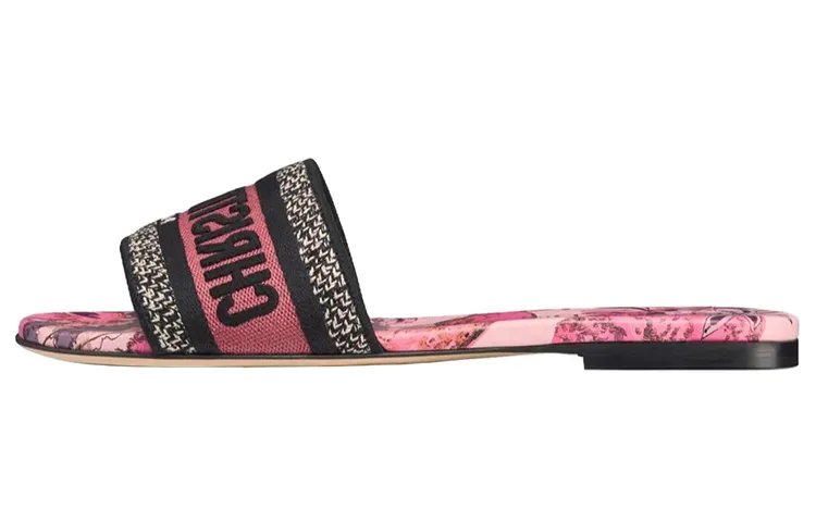 DIOR Dway Slide Slippers Women's Pink