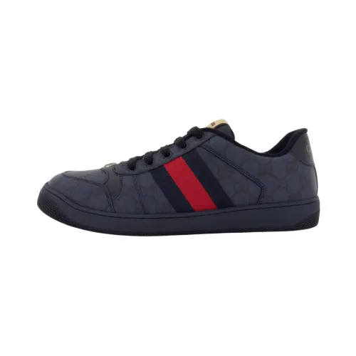 Gucci Screener 'GG Supreme - Dark Blue Red'
