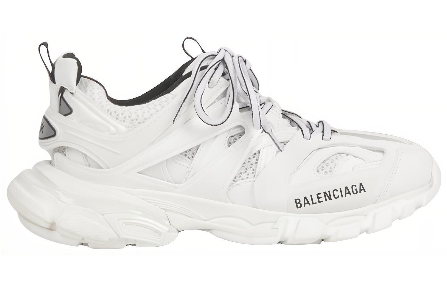 Женские кроссовки Balenciaga Track 1.0 (бело-черный) — фото 2
