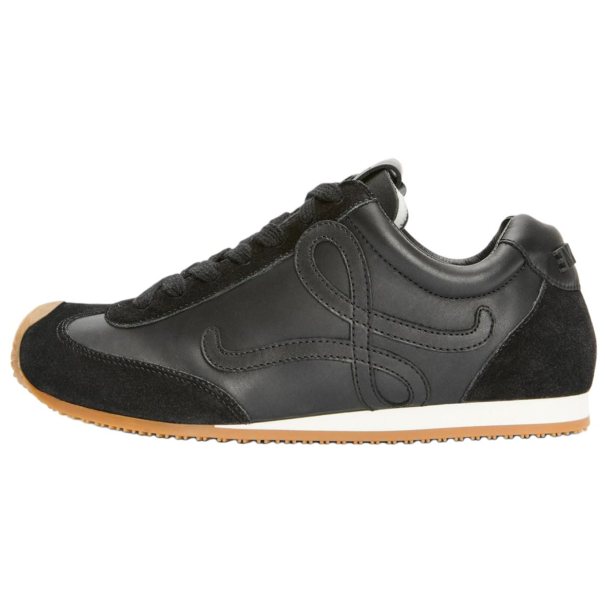 Женские кеды LOEWE LOEWE Ballet Runner 2.0 2cm (черные)