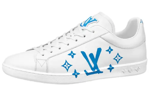 LOUIS VUITTON Lv Luxembourg Samothrace Sneakers 'White With Blue'