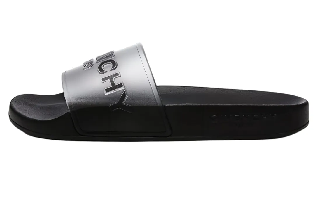 Givenchy Slides Sandals Transparent White Black