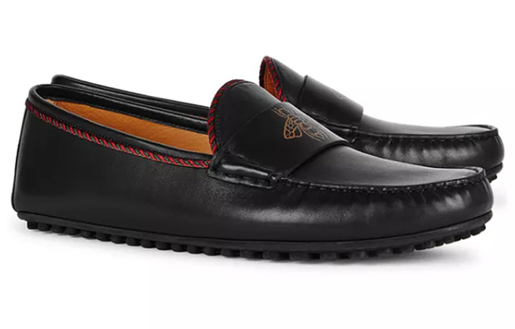 GUCCI Loafer 'Bee Print Black'