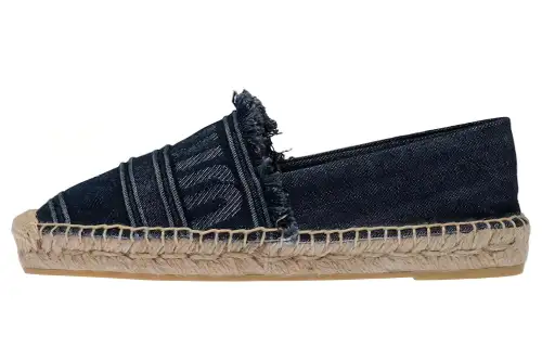 MIU MIU Denim Casual Shoes Women's Marine Blue