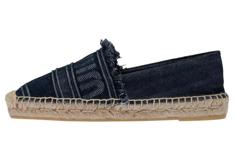 MIU MIU Denim Casual Shoes Women's Marine Blue