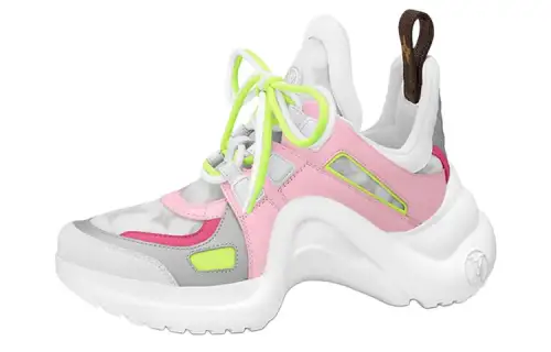 LOUIS VUITTON Lv Archlight Sports Shoes Pink/Green Women's