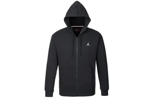 Jordan Full-Zip Fleece Hoodie Black
