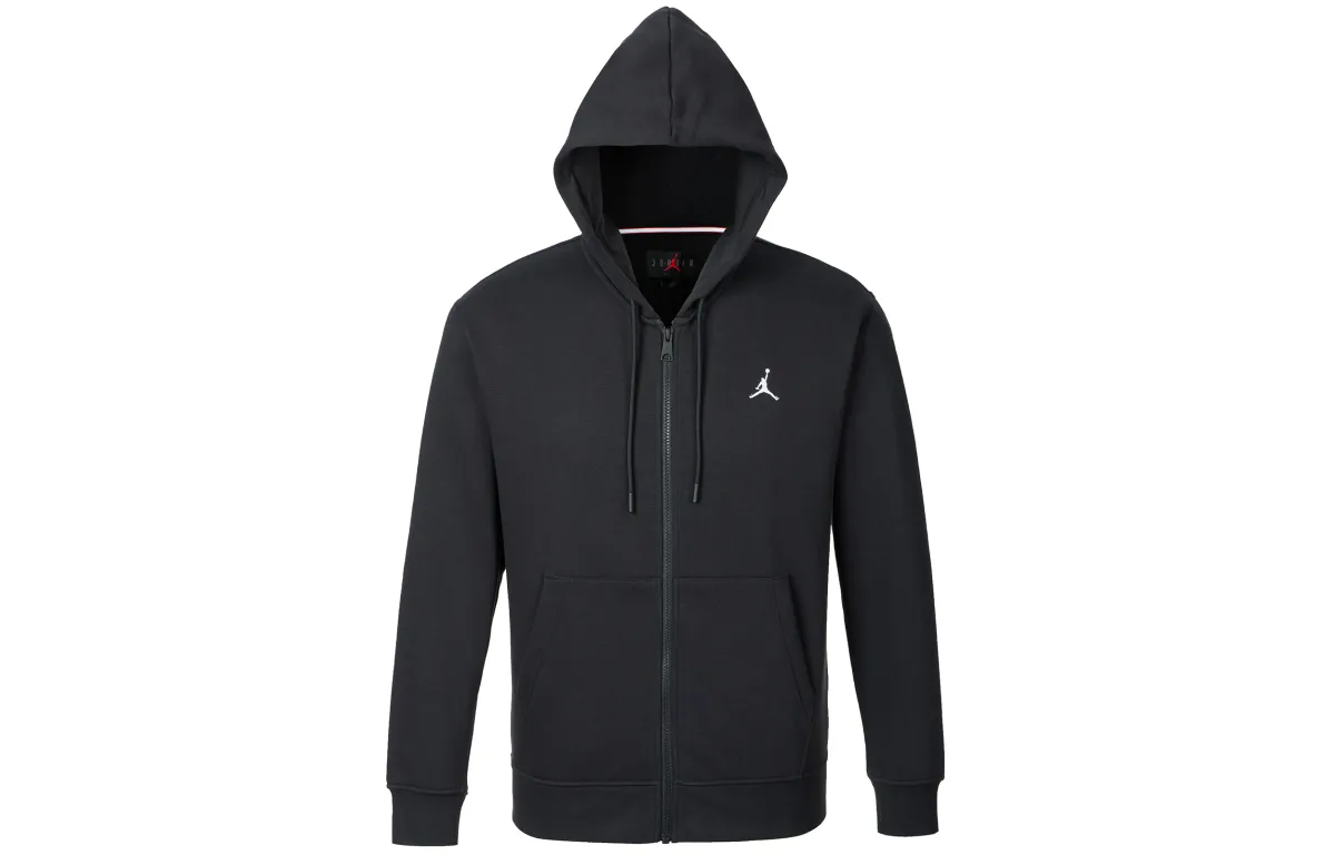 Jordan Full-Zip Fleece Hoodie Black