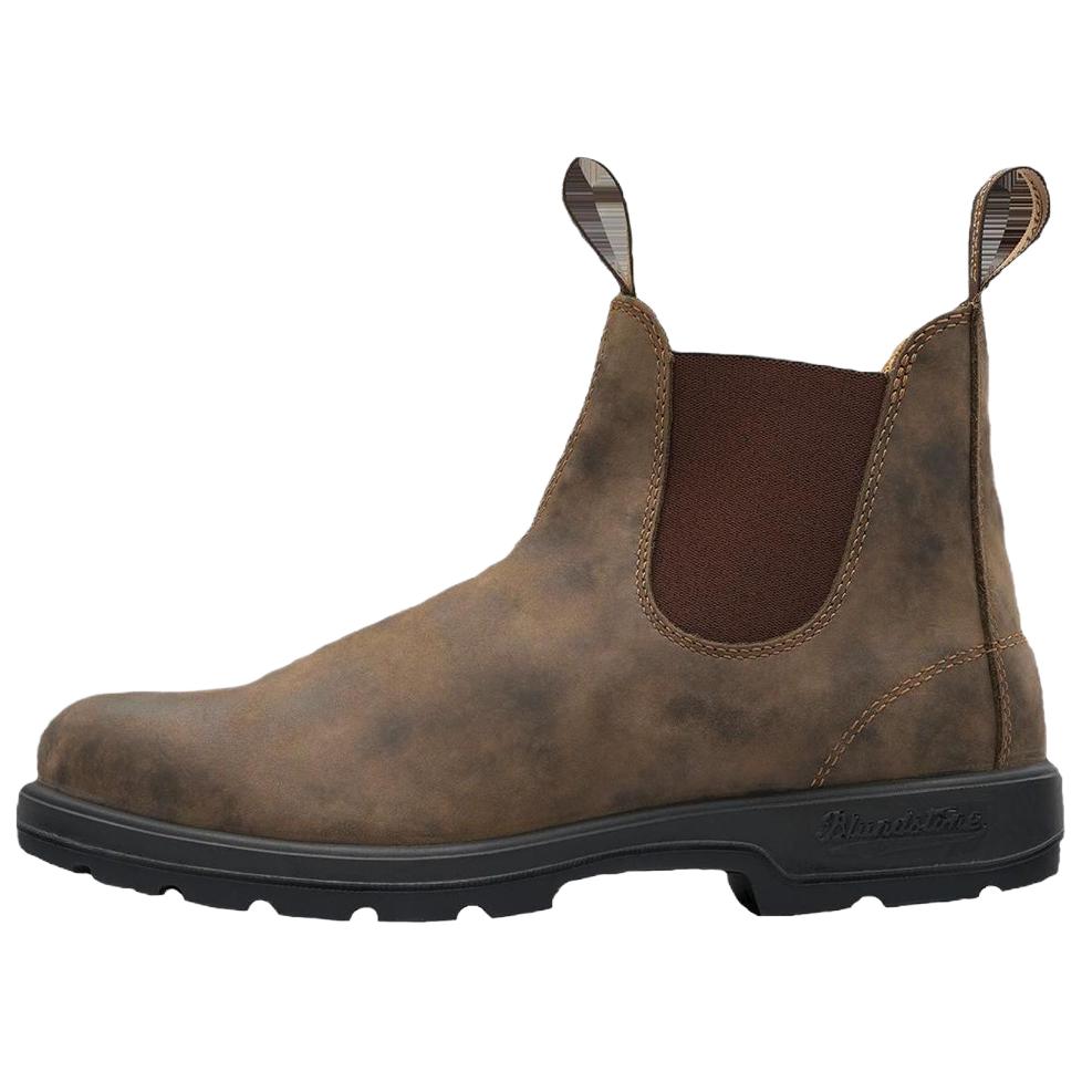 Blundstone Leather Short Chelsea Boots Unisex Brown