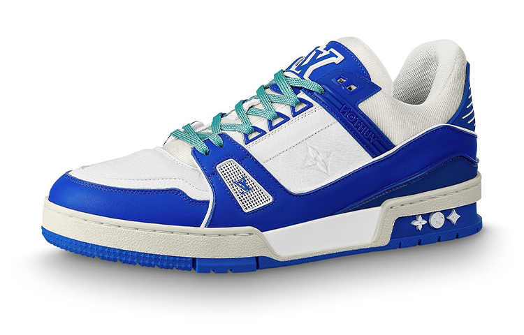Мужские кеды Louis Vuitton Trainer (темно-синий)