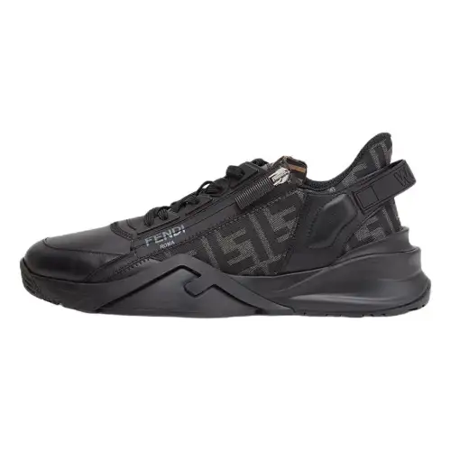 FENDI Flow Low-Top Sneakers Black