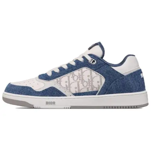 DIOR B27 Low White Blue Denim