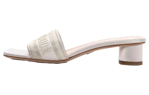 DIOR Dway Slide Slippers 3.5cm Women's Gold