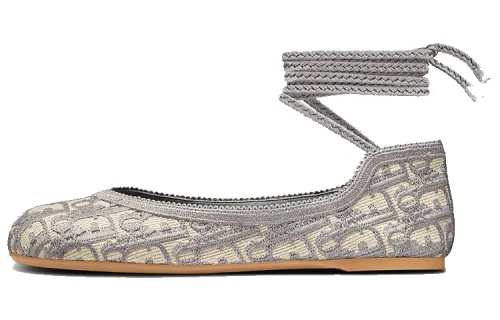 DIOR POÈME Casual Shoes Women's Beige Gray