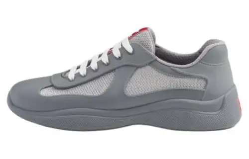 PRADA America's Cup Low top Casual Shoes Unisex Gray