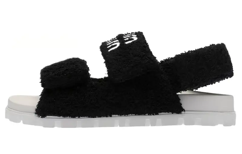 MIU MIU Beach Sandals Women's Black