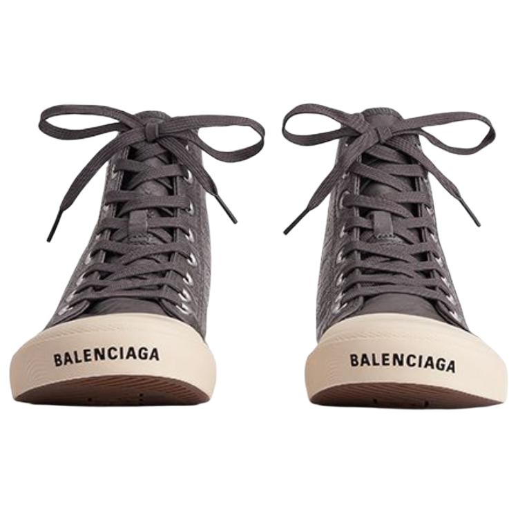 Мужские кеды Balenciaga 688752W3RCA1890 (коричневые) — фото 4