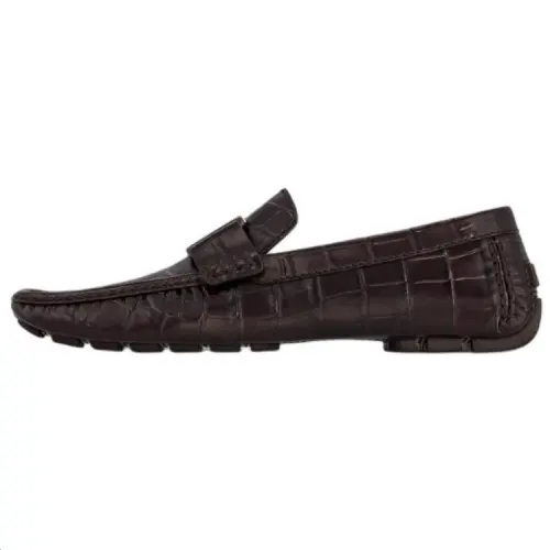 LOUIS VUITTON Monte Carlo Calfskin Loafers Men's Brown