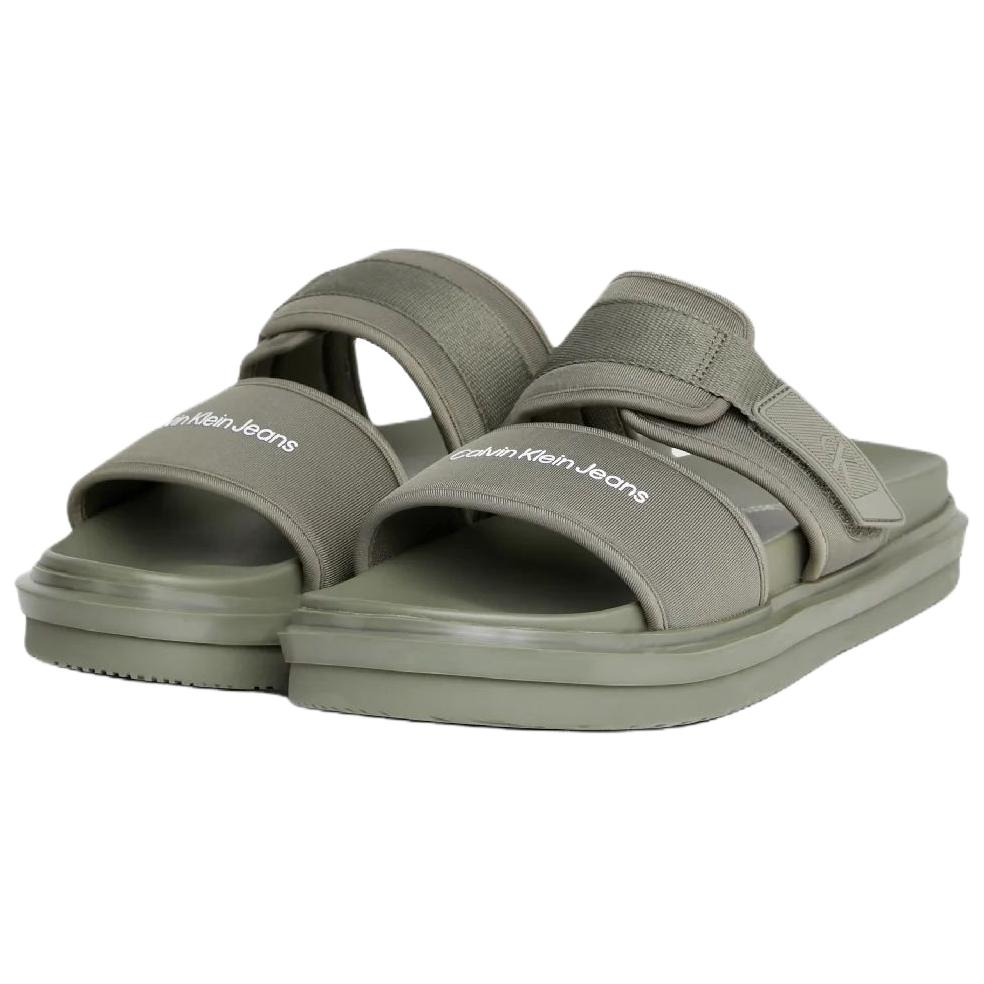 CKJ CALVIN KLEIN JEANS Slide Slippers Men's Green