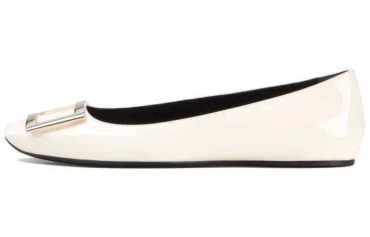 Roger Vivier Trompette Buckle Ballerina Flats Women's