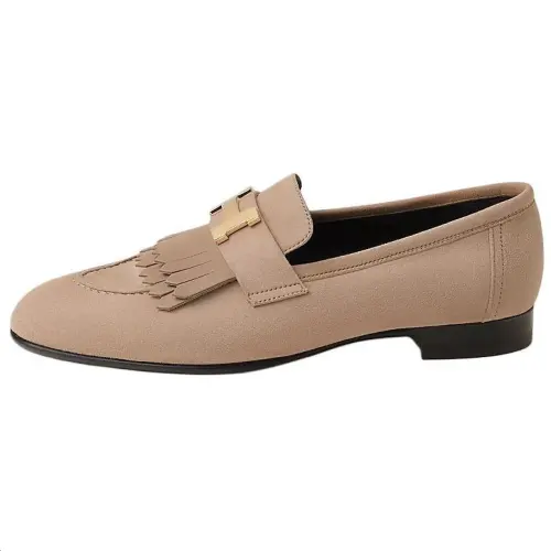 HERMES Royal Casual Shoes Women's Brown