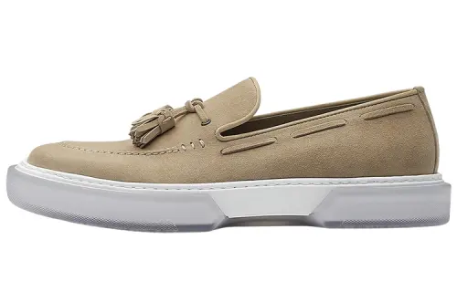HERMES Ecoutes Men's Casual Shoes Men's Beige