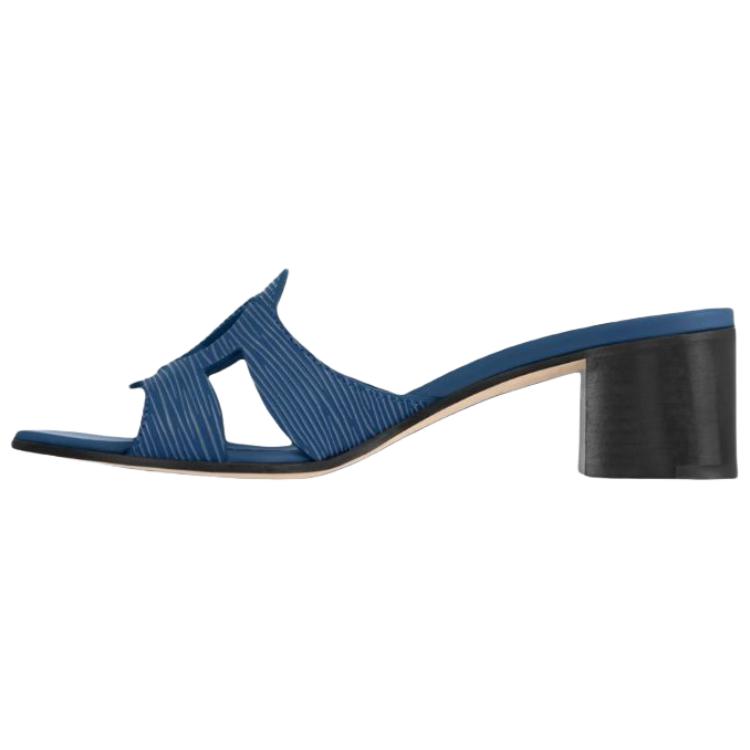 LOUIS VUITTON Isola Slide Slippers Women's Dark Blue