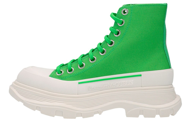 Женские кеды Alexander McQueen Tread Slick (зеленые)
