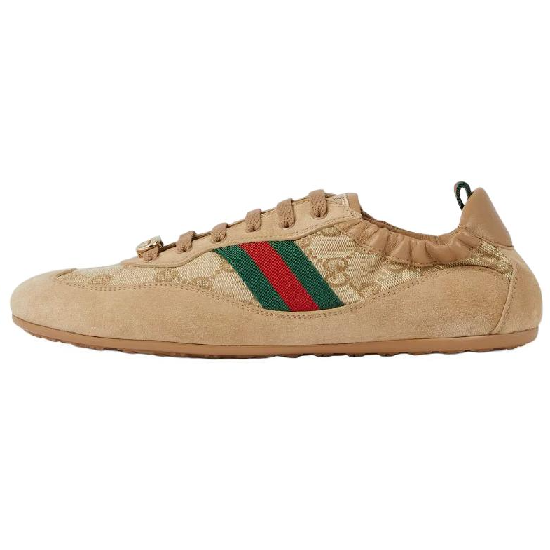 Женские кеды Gucci Shift (бежевые)
