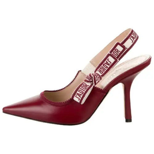 DIOR J'Adior Slim Heel High Heels 10cm Women's Red
