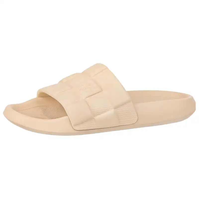 LOUIS VUITTON Waterfront Slide Slippers Men's Beige