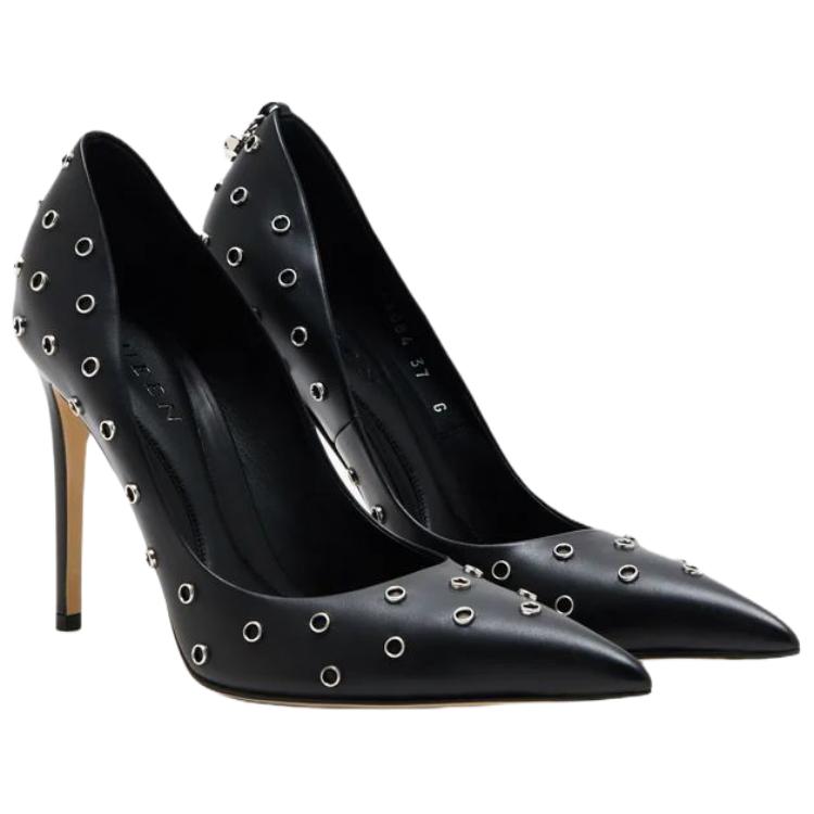 Женские туфли Alexander McQueen Skull (черные) — фото 3