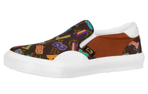 LOUIS VUITTON X Nba Ollie Slip On Shoes 'Brown'